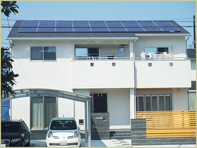 株式会社あいホーム：焼津市 O様邸　平成23年3月完成  太陽光発電住宅