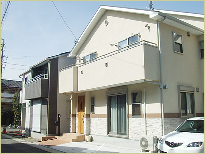 株式会社あいホーム：静岡市葵区　M様邸  輸入タイル貼り住宅