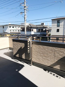 株式会社あいホーム：静岡市駿河区・S様邸　バルコニー