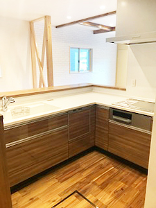 株式会社あいホーム：静岡市清水区O様邸　キッチン　台所