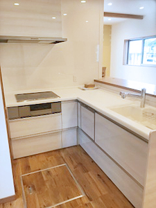 株式会社あいホーム：静岡市葵区・分譲住宅　キッチン