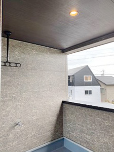 株式会社あいホーム：藤枝市・S様邸　ベランダ