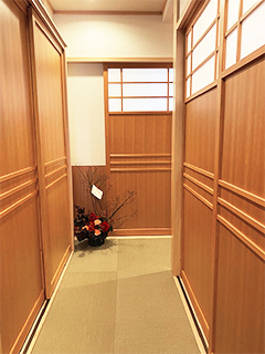 株式会社あいホーム：現代割烹　月の音。・店舗・廊下
